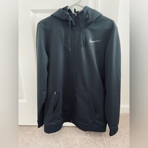 Mens Nike Therma Fit Fleece Zip Jacket Black Large